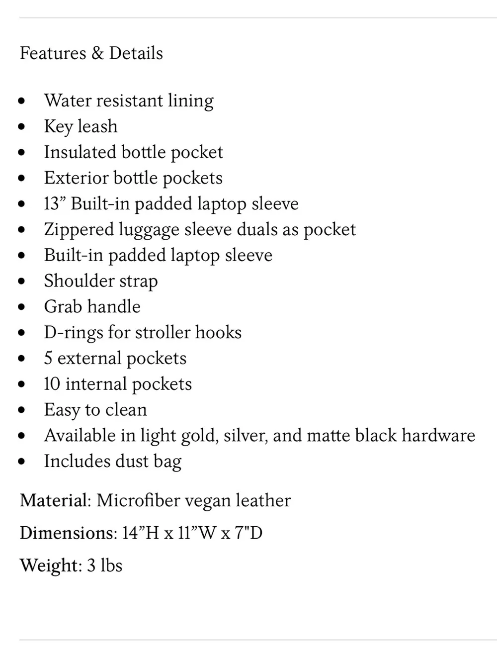 Mina Baie Kinny Brown BabyBag/Backpack